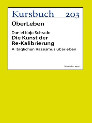 cover image of Die Kunst der Re-Kalibrierung